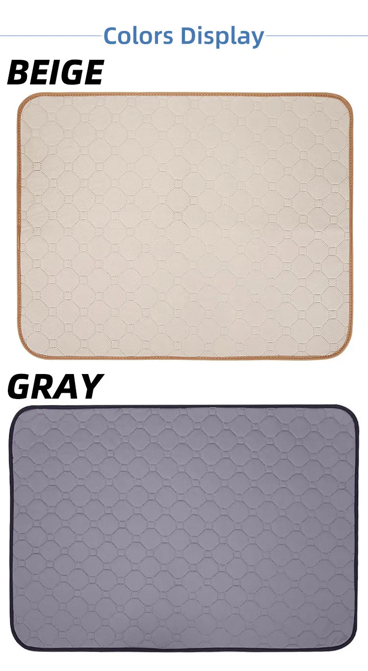 Multi Layer Quick Absorb Waterproof Reusable Washable Pee Training Pet Urine Pad Manufacturer