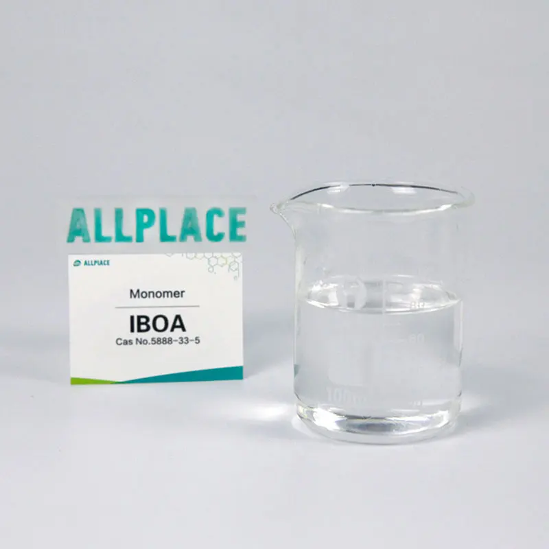 UV Monomer IBOA Iso-Bornyl acrylate CAS number 5888-33-5 high tg high transparency low shrinkage