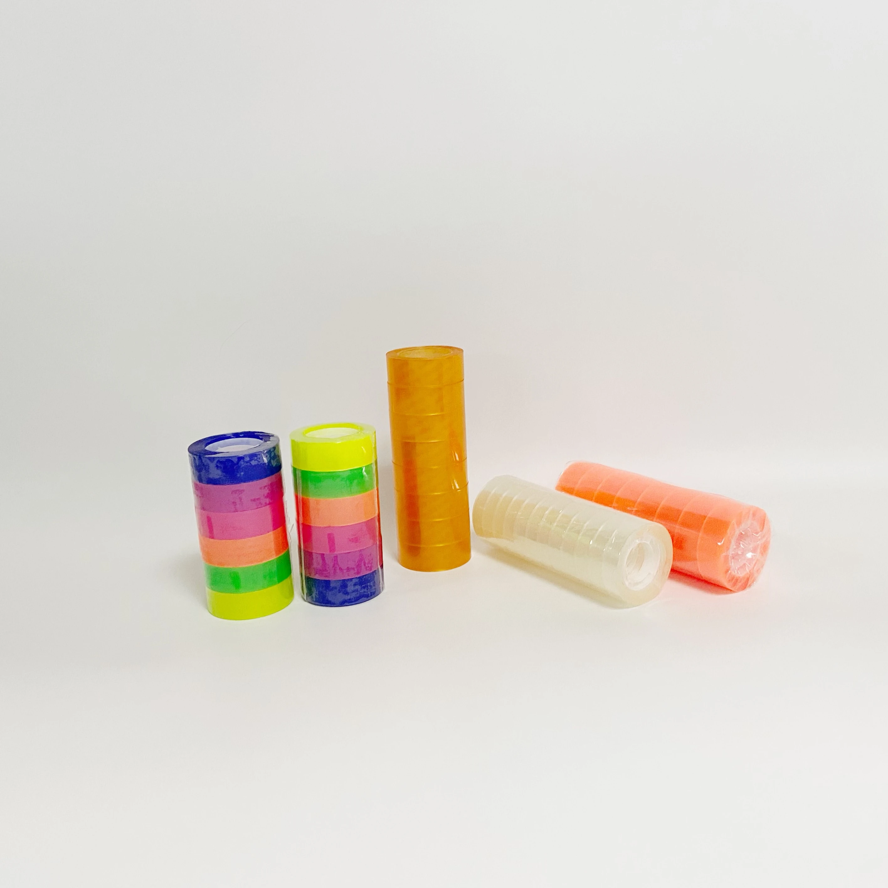 High grade new design printed packing adhesive bopp stationery tape for wholesales