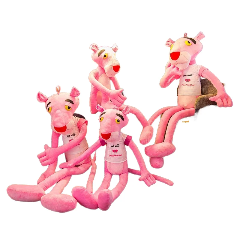 HL Factory Wholesale Large  Cartoon  60/80/100/130/160/180 cm  New Plush Animal Toys Pink Panther Plush Toys for Children gift