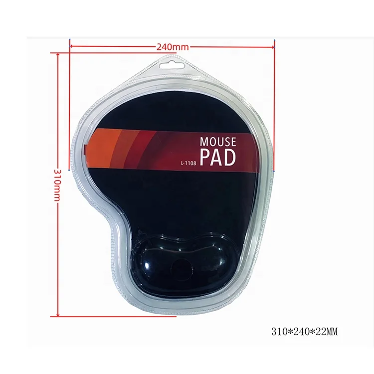 LOW MOQ Custom Clear Plastic Blister Packaging for Mouse Pad Ultrasonic Heat Sealing Blister Packaging