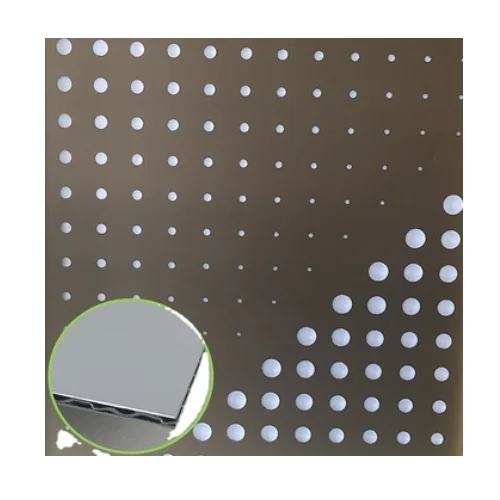 Огнеупорный алюминиевый шпон архитектурные перфорированные наружные стеновые