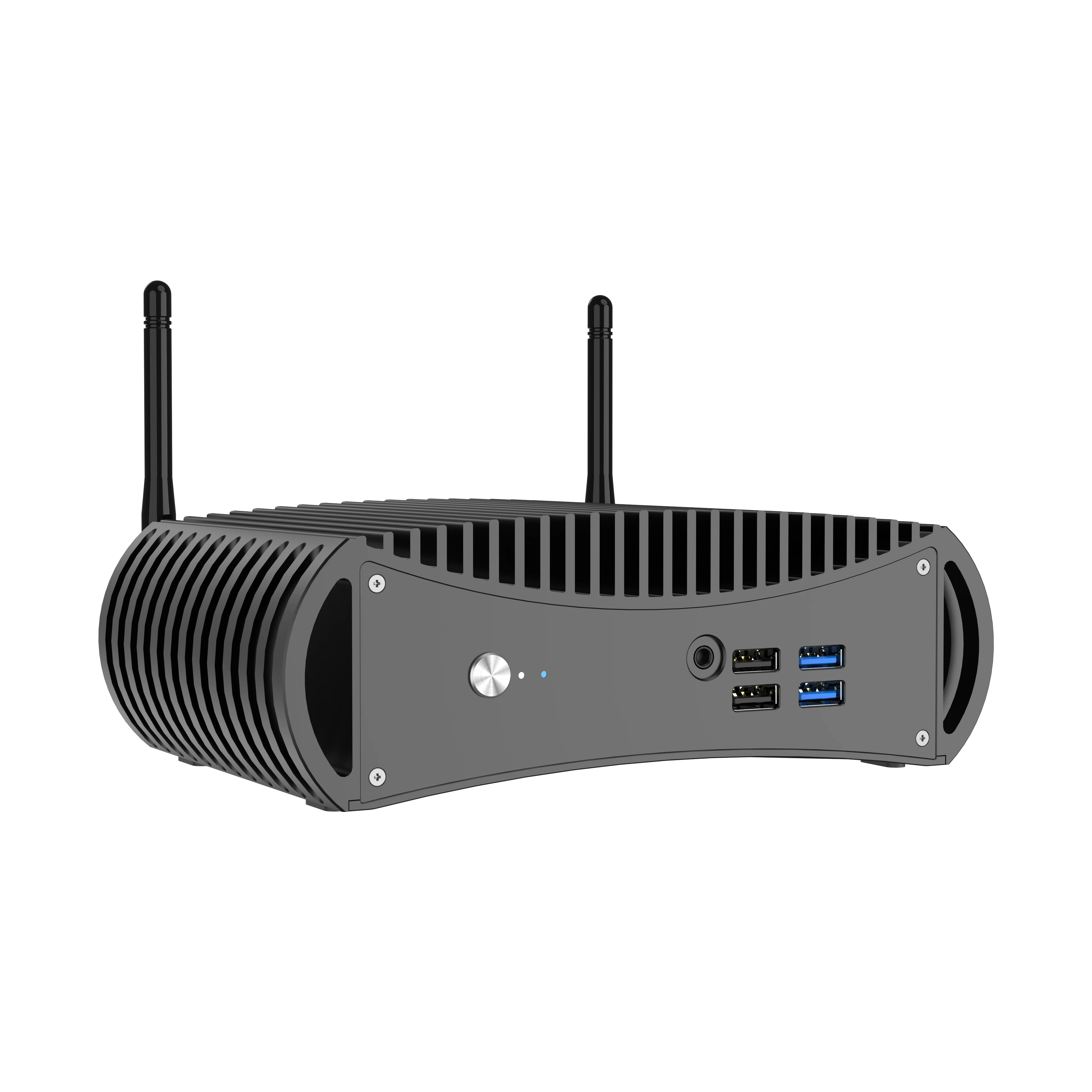 Hot sales  Mini Pc core I3-1115G4 / I5-1135G7 / I7-1165G7 In-tel Tiger Lake  MINI PC fanless  Dual DDR4  Thunderbolt 4