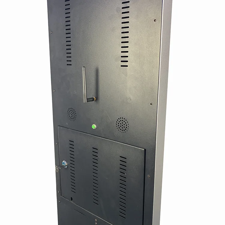 Hot Selling 21.5 Inch Free Standing Super Slim Display Pocket Magazine Brochures Holder Newspaper Advertising Kiosk