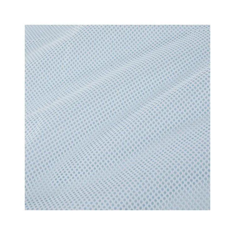 Raw Material Polyester Knit Soft Tulle Mesh Net Small Hole Clothing Fabric Polyester Textile For Laundry Bag