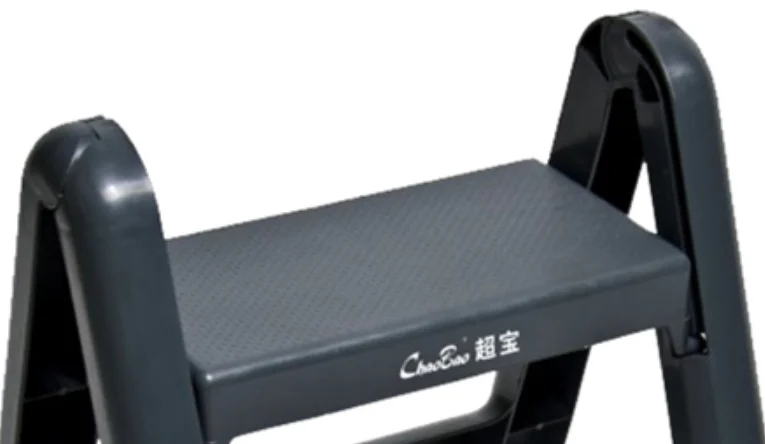 CHAOBAO B-099C Indoor Plastic Foot Ladder plastic step ladder two step thickened non-slip foot folding ladder