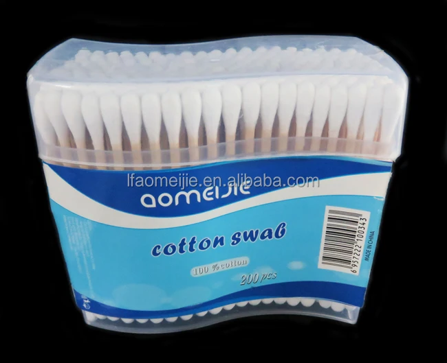 Cleanroom Manufacturer In Bud Paper Stick Clean Swab Bamboo Cotton Swabs