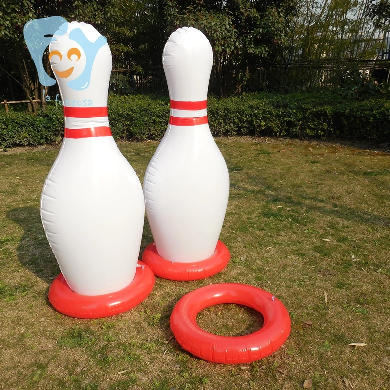 1.5m   Children Play Inflatable Bowling Pins Game with Ring