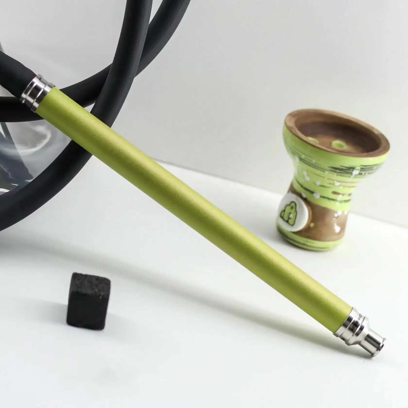 Hot Sale Custom Designer Stainless Steel Shisha Hookah Set High Quality Complet Glass Hose Accessory Box Picking Direct