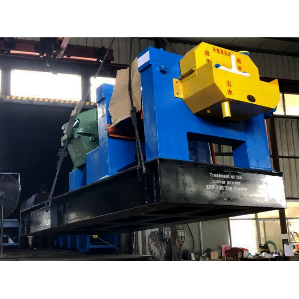 Waste Tire Processing To Rubber Powder Machine Tyre Cutting Equipment