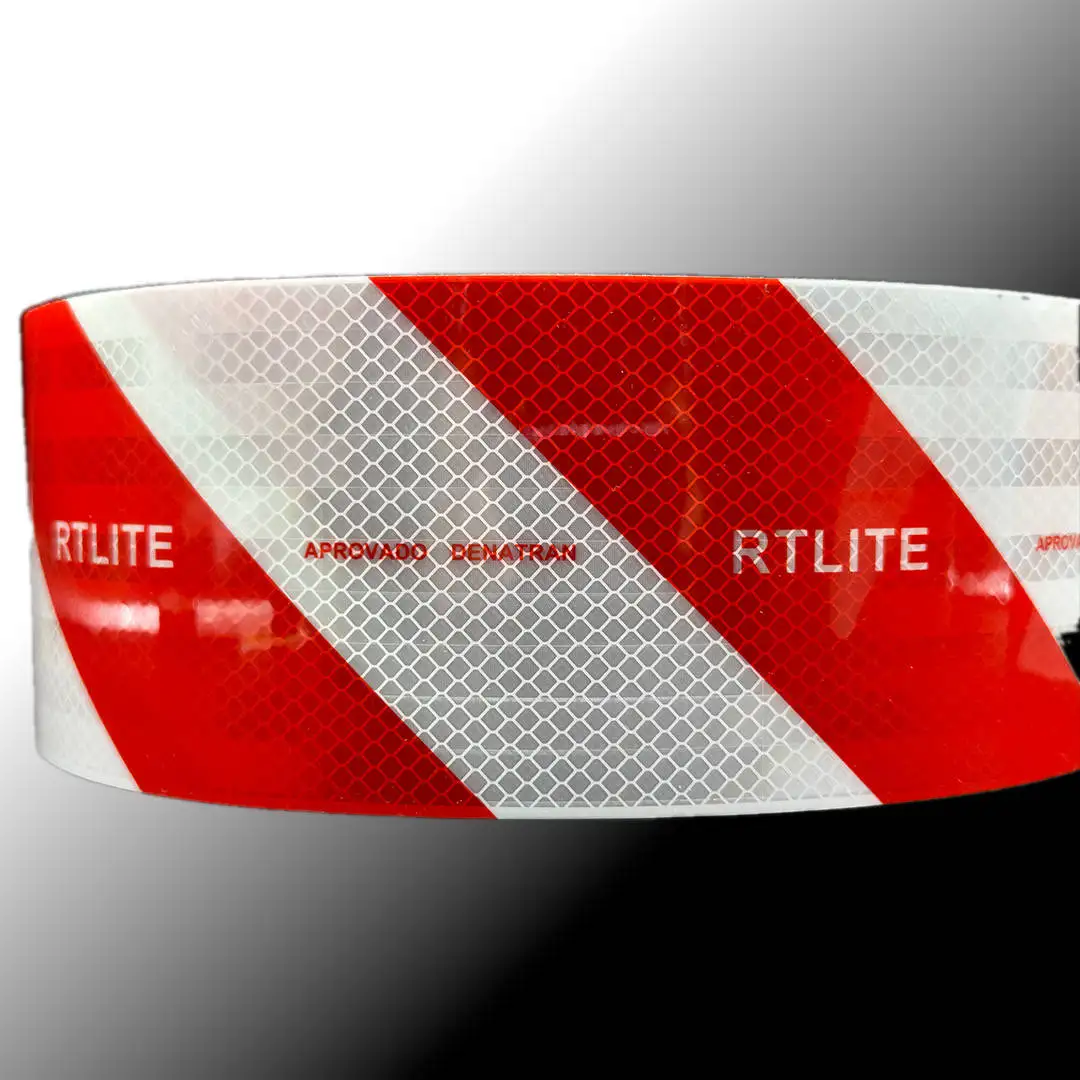 4 inches/10.16cm Width  APROVADO DENATRAN  Reflector Tape Reflective Tape Conspicuity Sticker for Brazilian market Truck