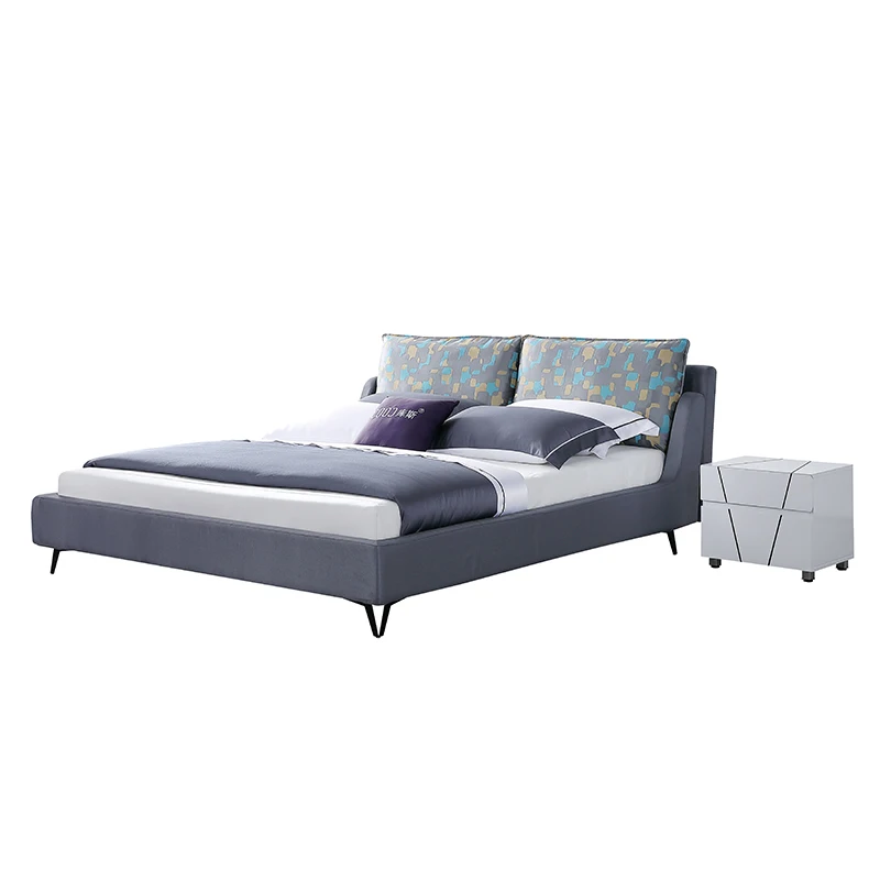 
Modern Designer Furniture Fabric Queen Size Bed KS3170 