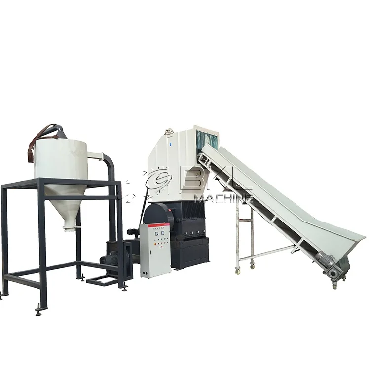 Model 1000  automatic plastic pallet shredder all in line  crusher machine