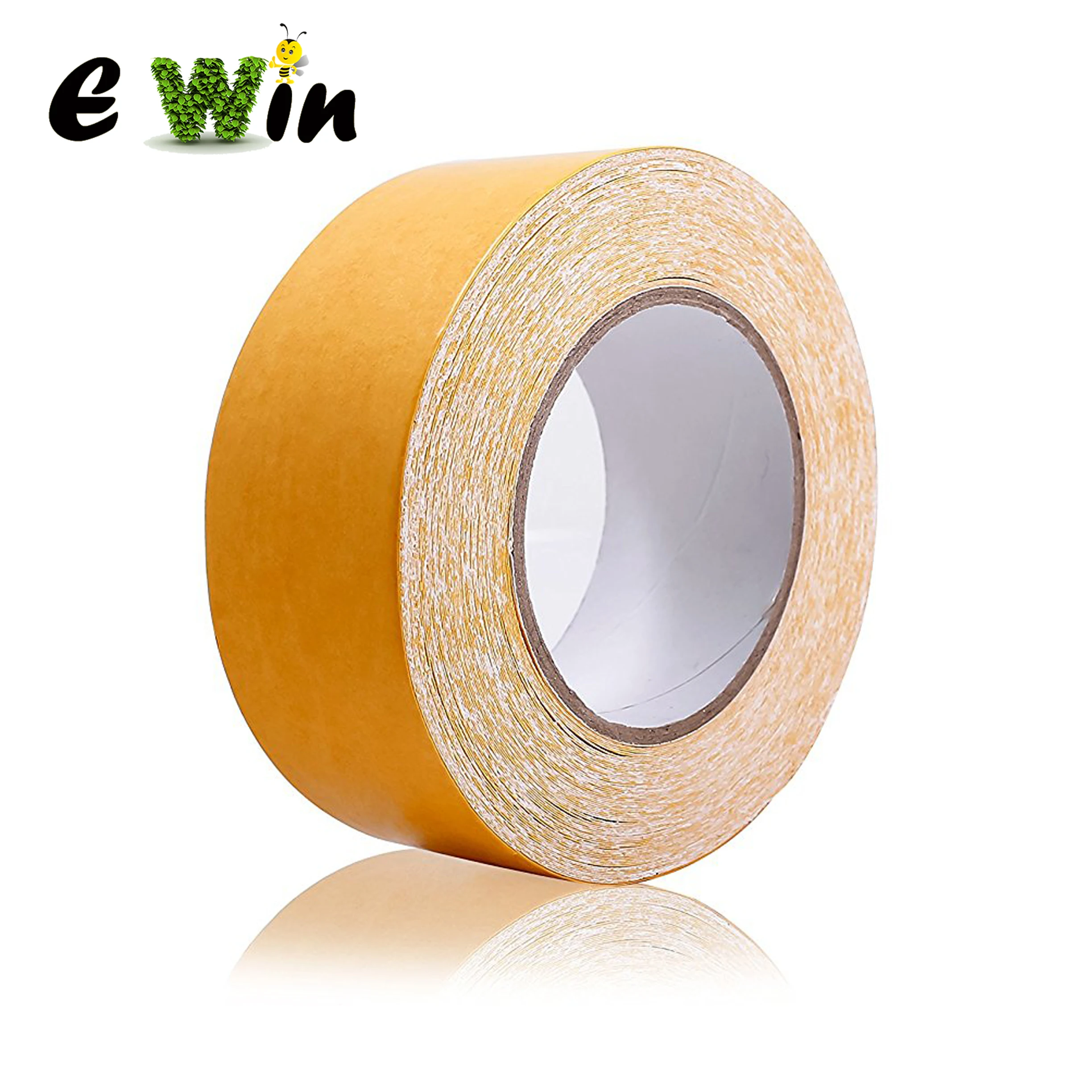 Removable no residue self adhesive rug non slip tape cloth double sided carpet tape for carpet