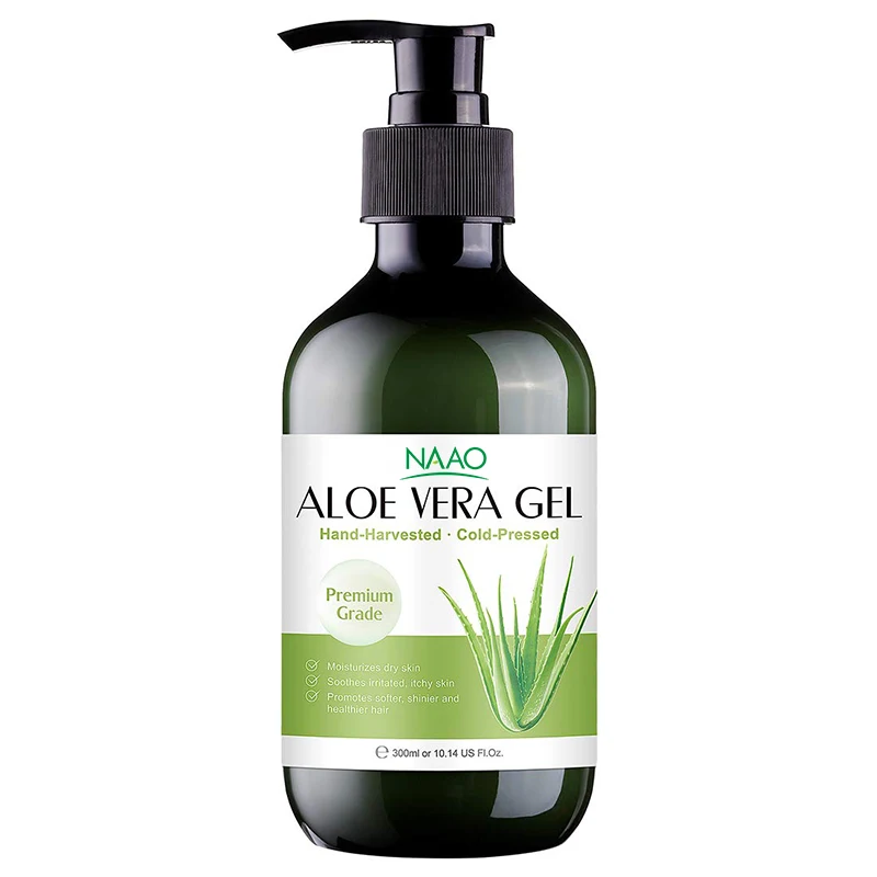 100% natural aloe vera gel imported from the United States