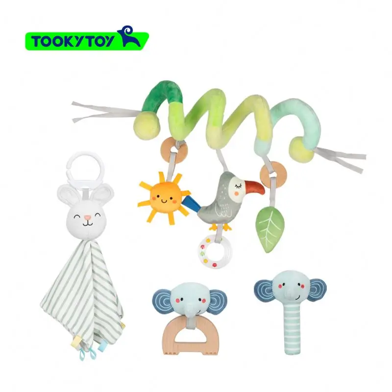 Baby Comfort Bed Wrapped Plush Toy Doll Anting Towel Plush Rabbit Doll Hand Doll BB Stick Baby Hand Stick