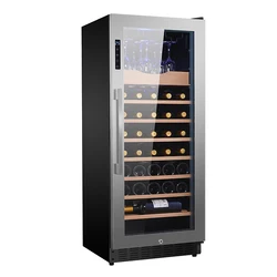 LANYI LZ-158L2 Custom 51 Bottle Compressor Fridge With Built In Single Zone Wine Fridge Coolers Domestic Wine Cellar