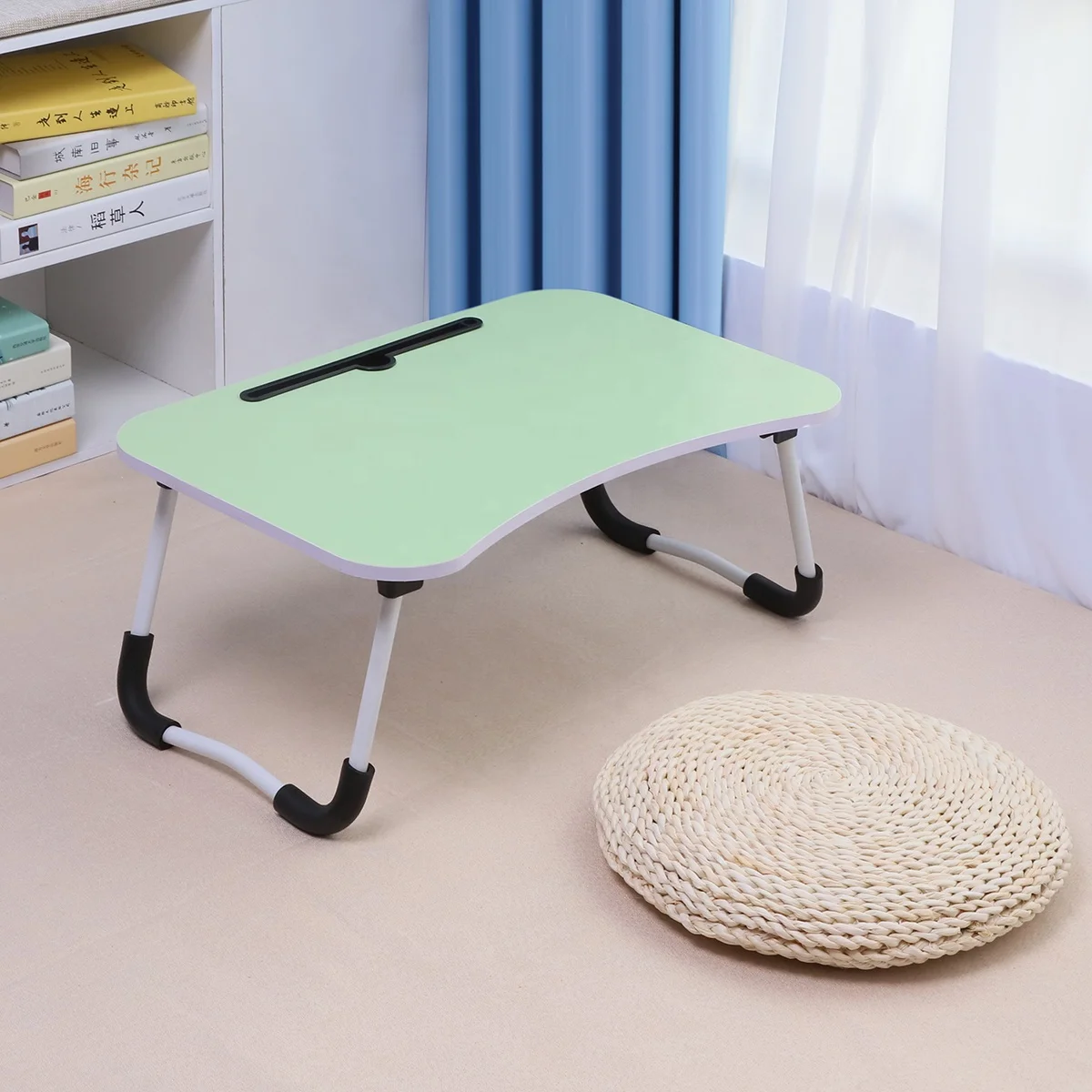 Stand Holder Folding Portable Study Table Laptop desks Wooden Computer Desk for Bed Sofa Tea Serving Table Stand