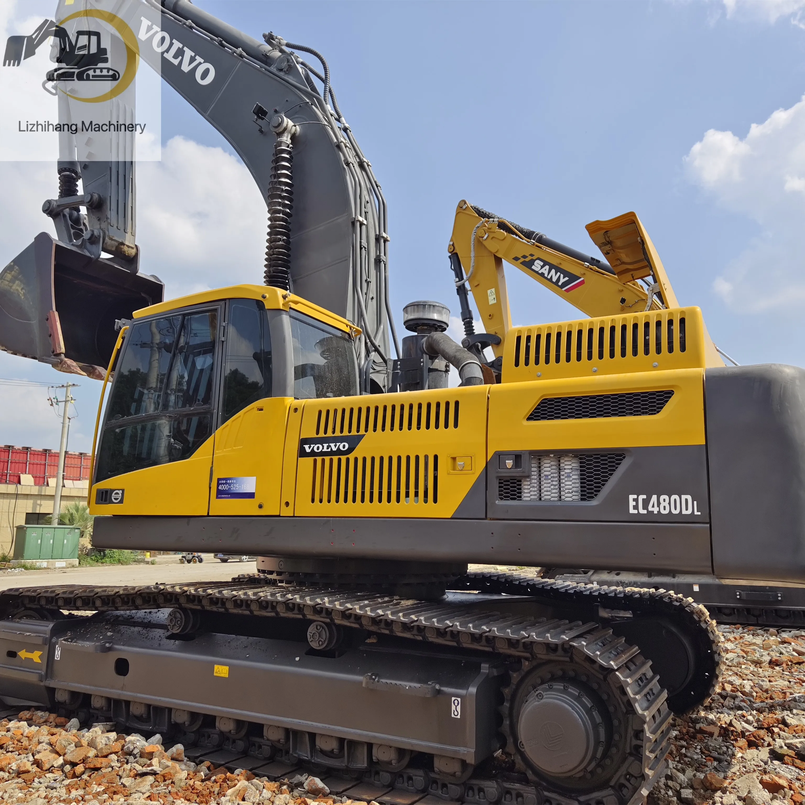 Japan Original Almost New Short Working Time Used excavator Volvo EC480D Good Working EC460 and EC550