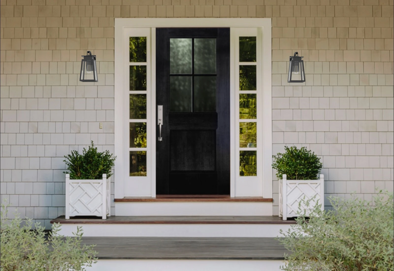 Modern Design Anti-Rust Aluminum Wall Sconce Waterproof Led Lantern Outdoor Wall Light