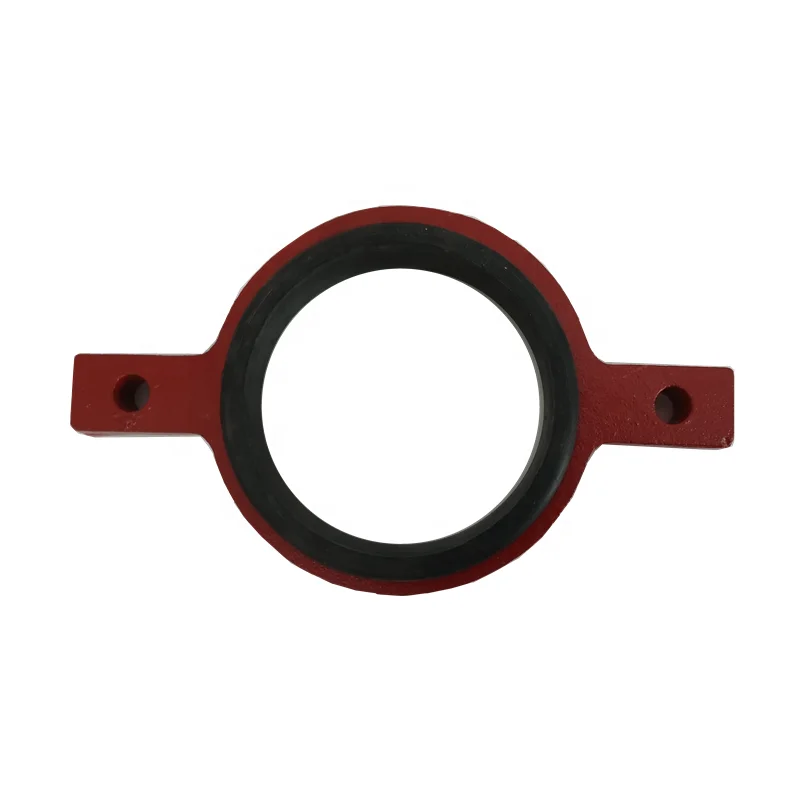 SML EN877 hubless cast iron fittings  with epoxy coated bearing ring down pipe support en877 standard fitting