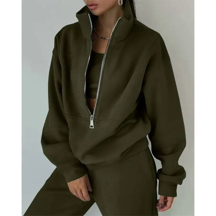 Новинка женские спортивные штаны и толстовка с капюшоном на молнии флисовые толстовки из двух предметов комплекты для бега