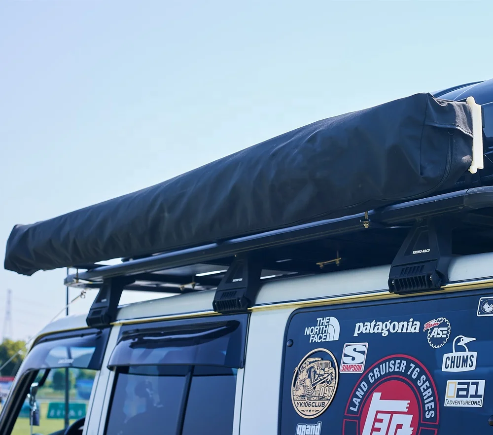 New products Fast Dispatch car awning Camping & Hiking 3-4 Person 270 degrees fox wing