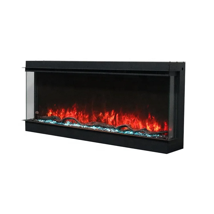 Insert Electric Fireplace Most Realistic Electric Cheminee Fireplace Decorative 40 Inch Modern 7 Colors Led Light Flame Effect