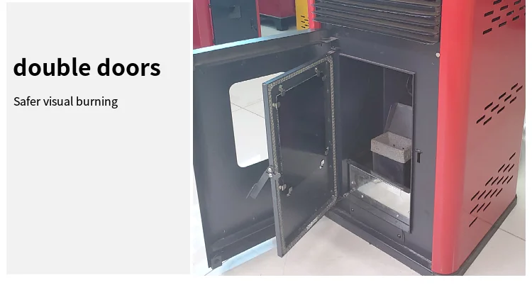 Wood pellet fireplace/heating furnace/warm boiler with cooking water milk function