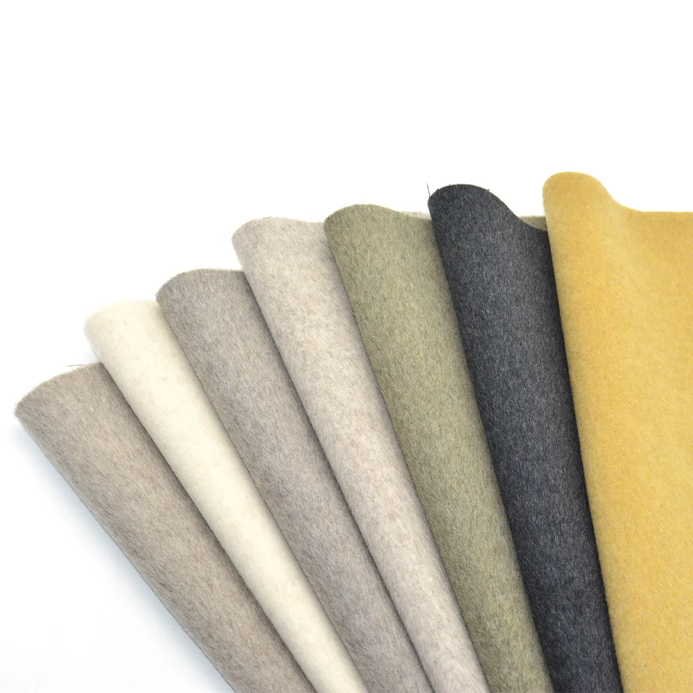 70% wool 10% cashmere 20% chemical fiber double-sided cloth manufacturers direct sales cheap clothing custom fabric