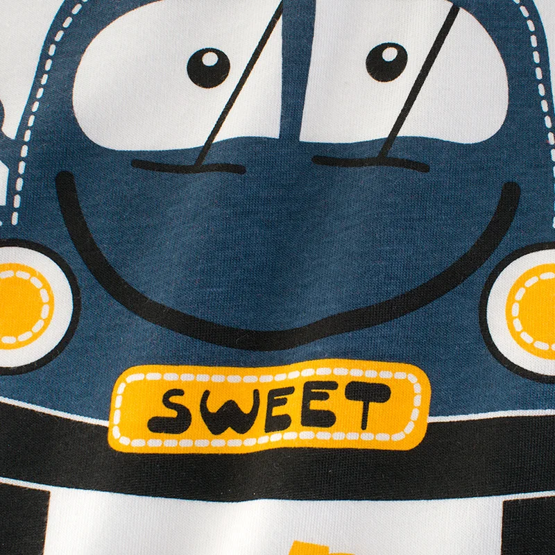 Autumn new baby boy long sleeve t-shirt kids car cartoon top pullover blouses