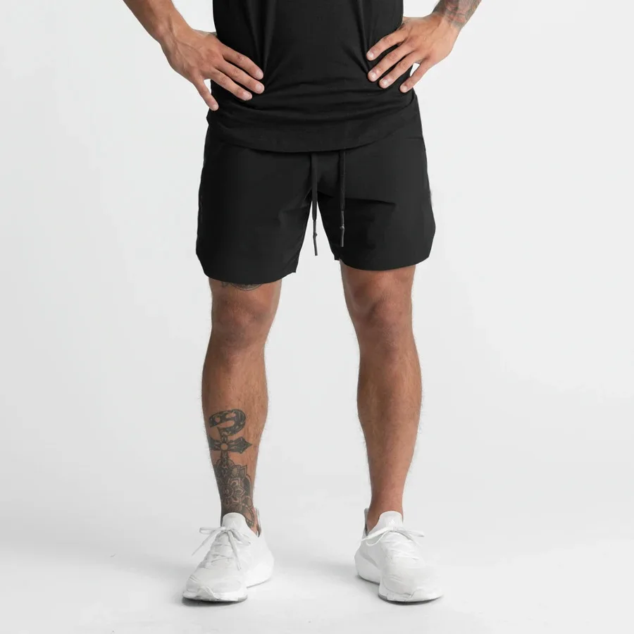 Custom High Quality Sportswear Summer breathable quick dry nylon spandex Athletic training Workout custom gym Shorts