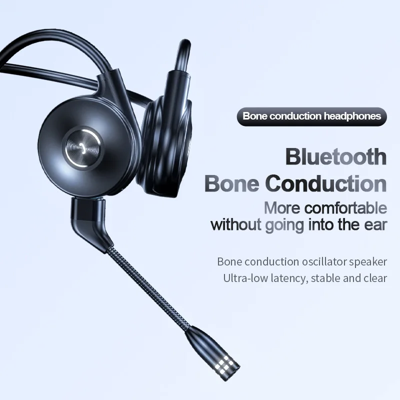 Bt 5.0 Music Call Function Earphone M1 Bone Conduction Headphones Wireless Light Wearable Waterproof Headset - Buy Bone Conduc