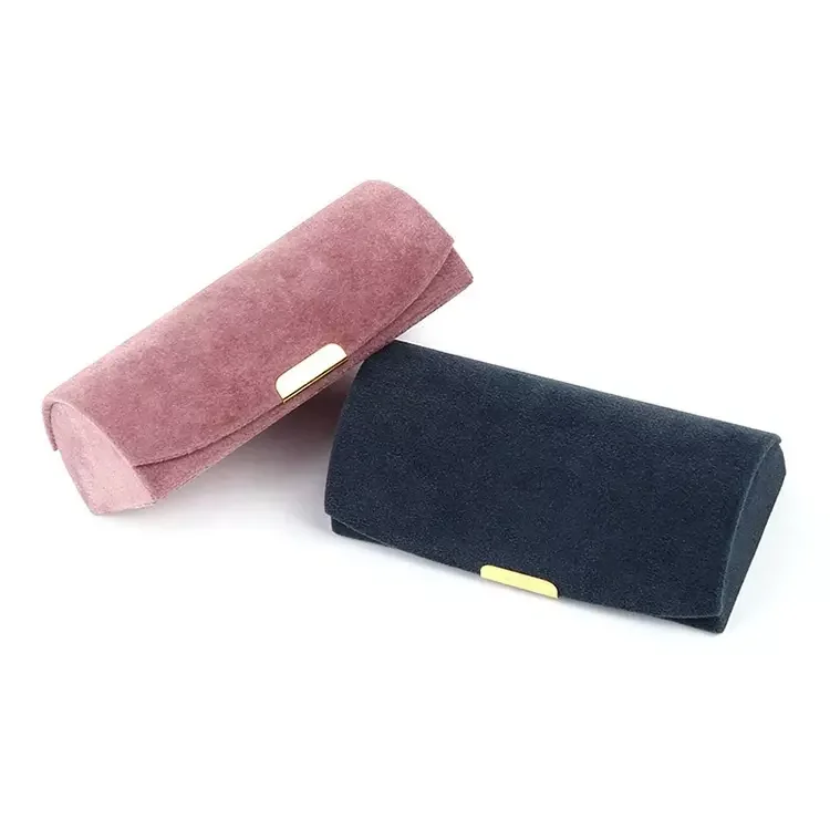 2023 New luxury Velvet Jewelry Box Portable Ring Earrings Travel Jewelry Box Mini Beaded Velvet Storage Jewelry Bag