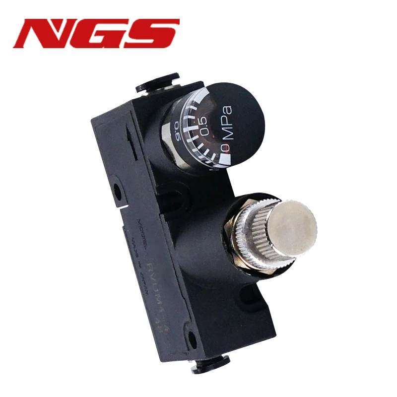 High precision miniature pressure regulating valve RVUM4-4 pneumatic mini pressure reducing valve