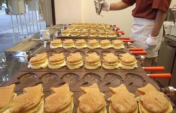 Машина для изготовления выпечки вафель taiyaki из превосходных