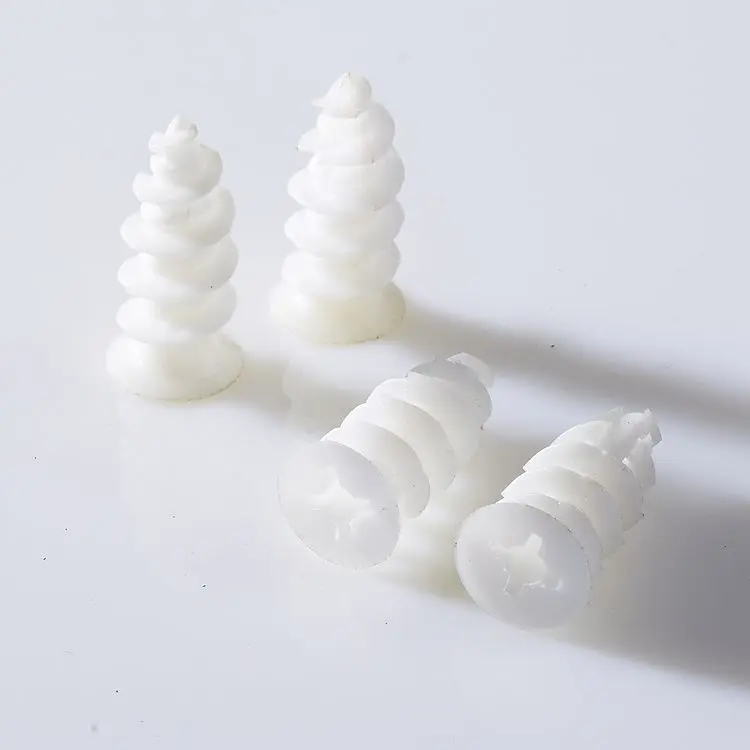 Nylon Frame Fixing Plastic Wedge Anchor Expansion Bolts Drywall Anchors Tube Screws Wall Plug