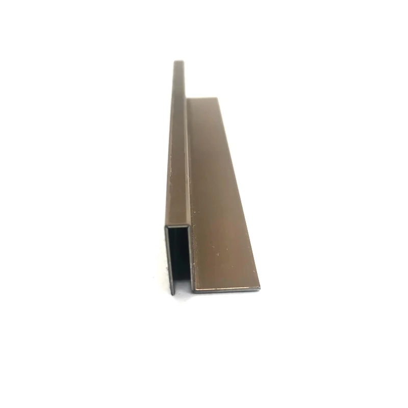 201 304 316 Furniture Decoration Stainless Steel Edge Wrapping Tile Trim