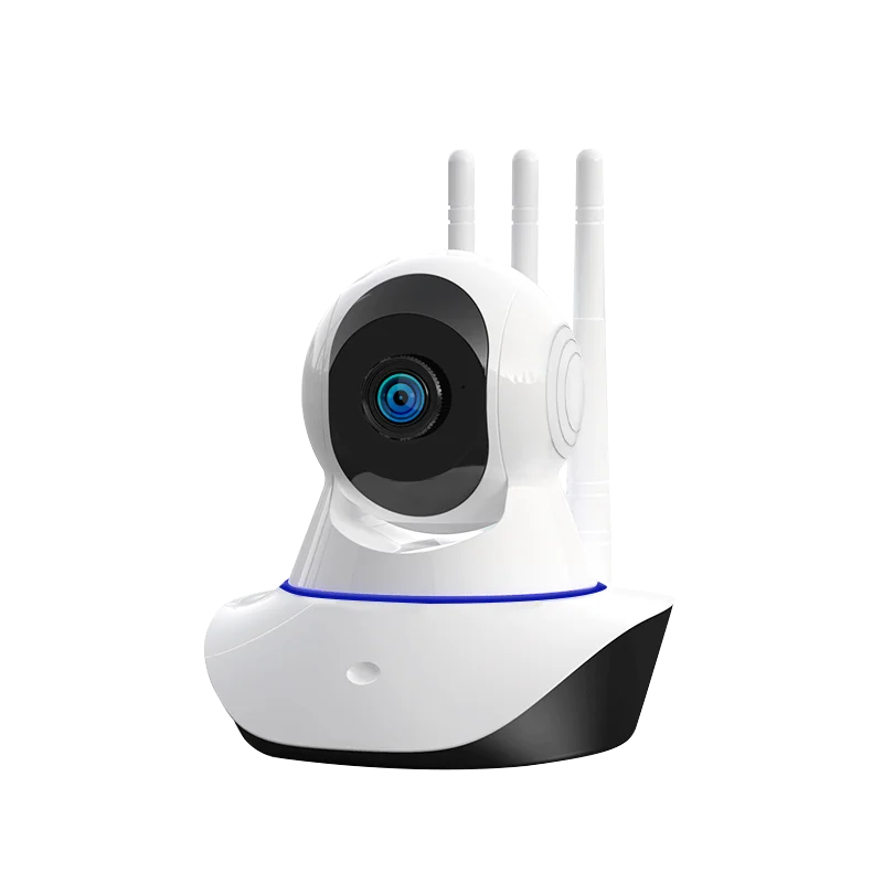 cheapest Factory Wholesale IP Camera Three Antennas HD WiFi Camera Indoor PTZ Security Wireless Camera with Night Vision