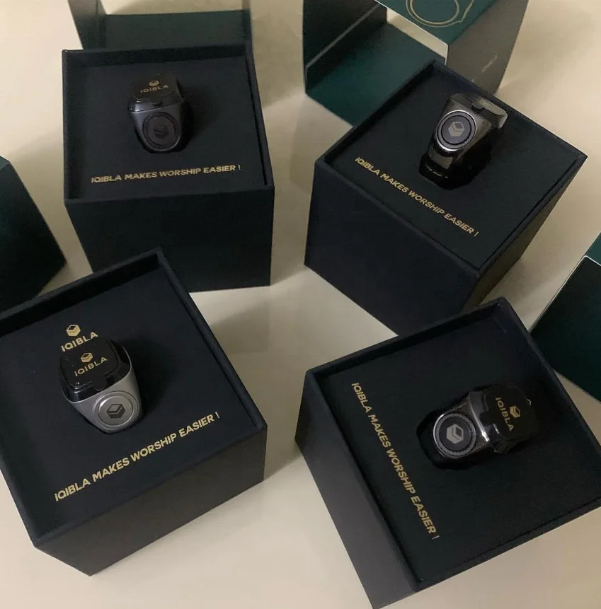 iqibla zikr ring Muslim smart ring Islamic gifts azan alarm clock Oem Electronic tally counter tasbih Digital Islamic tasbeeh