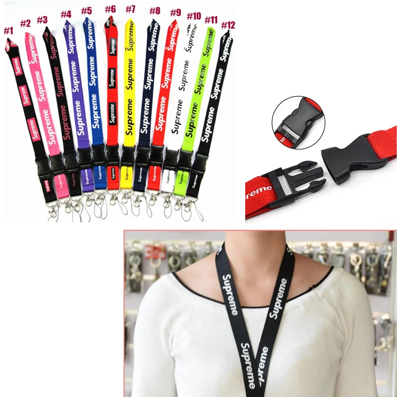 Лидер продаж, модный безопасный ремешок шириной 25 мм, Прямая продажа с завода, съемный брелок для ключей для телефона, держатель для Бейджа