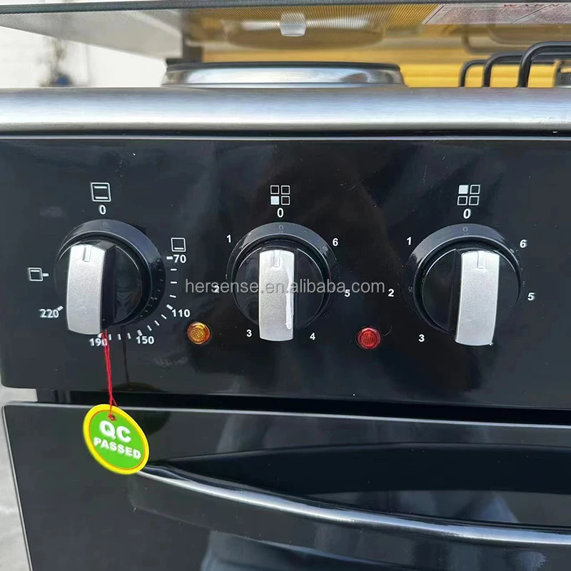 Multi-function Free Standing Gas Stove With Oven Black Multi Function Gas Cooker Home 4 Burner Gas Cooking Range 3 in