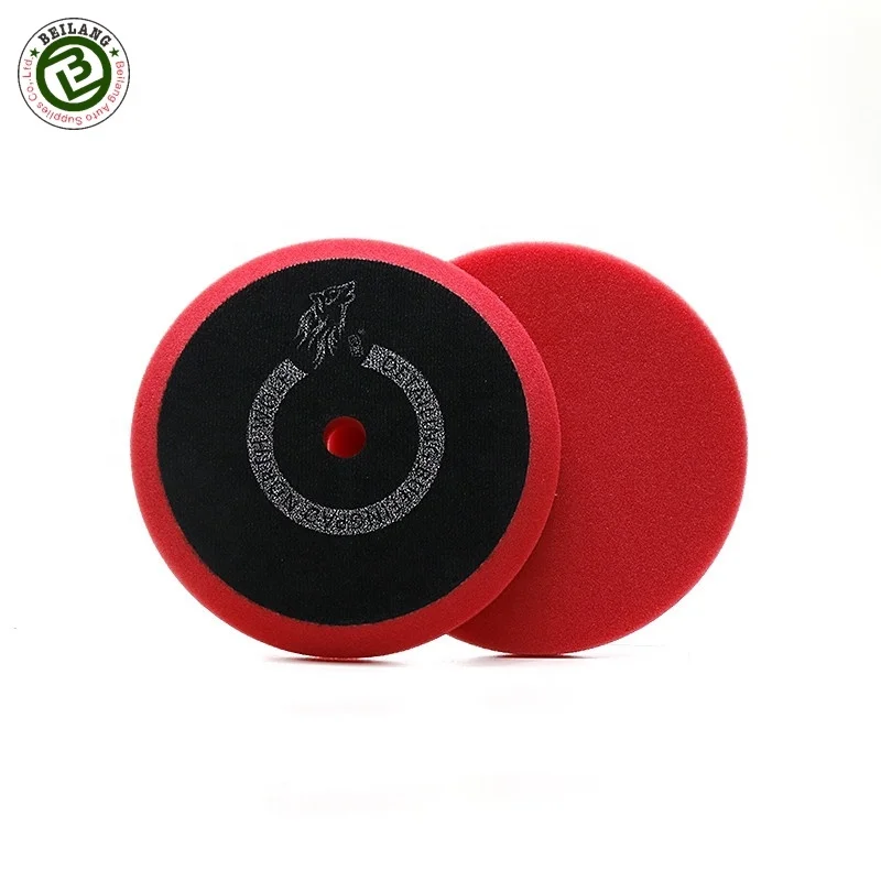 
150mm Red Polishing Sponge Pad Buffer Pad For Car Waxing Finishing 