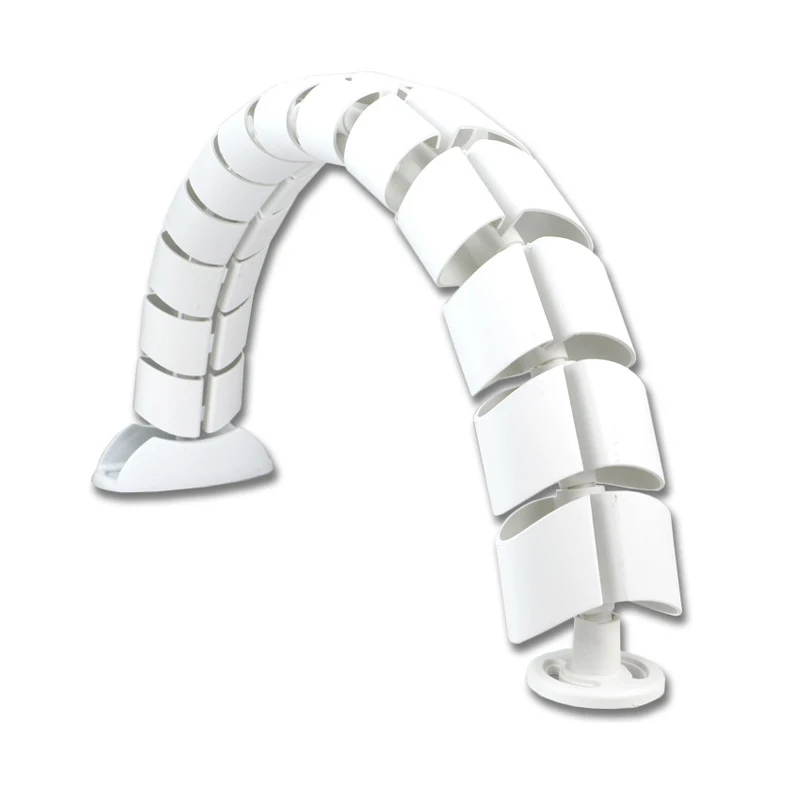 High Quality  Adjustable Height Cable Management spine Underdesk PC Wire Cable Tidy Management Underdesk Snake wire organizer