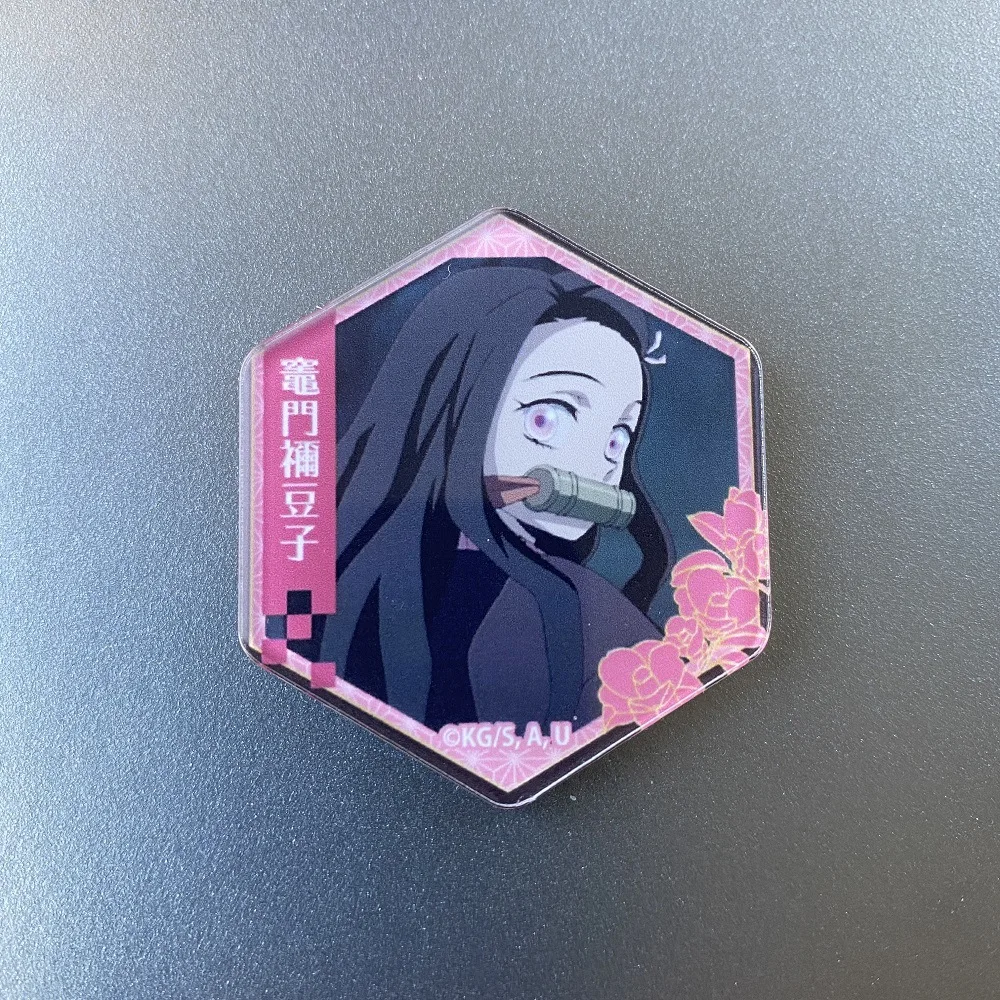 Hot selling fridge stickers anime cartoon characters around custom magnetic acrylic fridge magnet