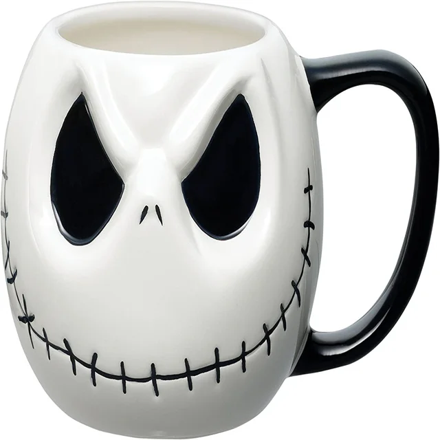 Кофейные чашки на Хэллоуин Jack Skellington скульптурная кружка тыква призрак череп керамическая товары для вечеринок