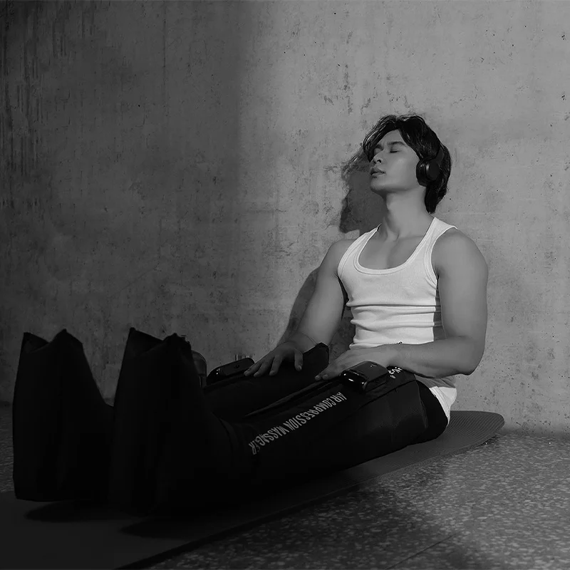 Beoka portable electric massage legs circulation pressotherapy air compression leg massager for circulation and relaxation