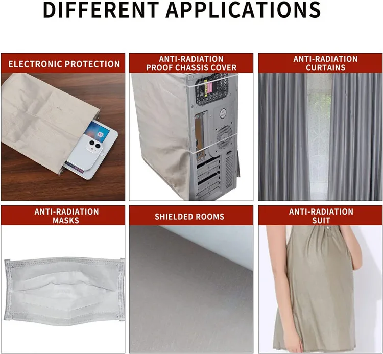 Radiation Protection fabric curtain shielding cloth rfid shielding cloth