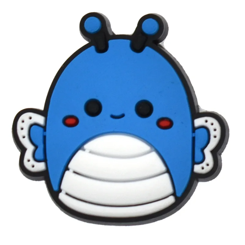 2022 Cartoon animal Wholesale PVC Clog Shoe Decorations Charms Soft Rubber Shoe croc Charms As a gift for the child