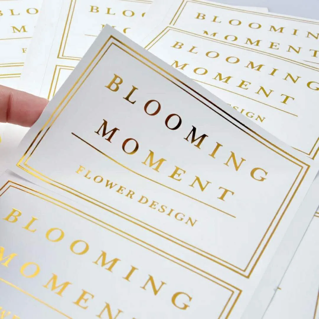 Custom Adhesive High Quality Vinyl logo Printed Stickers Labels Custom